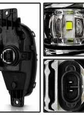 Spyder Auto Full LED Fog Lights with Switch Clear for Ford Escape 2020-2022                                     - FL-FESC2020-LED-C - Image 3