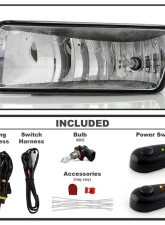 Spyder Auto Clear OEM Fog Lights for Ford Explorer Sport Trac 2007-2010, Non-Ironman Sport                                     - FL-FEXP07-C - Image 2