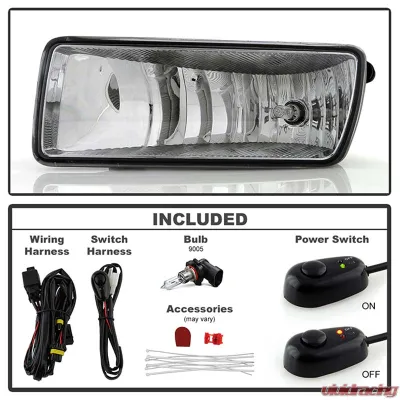 Spyder Auto Clear OEM Fog Lights for Ford Explorer Sport Trac 2007-2010, Non-Ironman Sport - FL-FEXP07-C