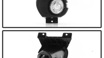 Spyder Auto OEM Fog Lights with Universal Switch Clear for Ford F-150 2011-2014                                     - FL-FF15014-C - Image 2