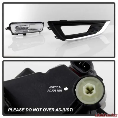 Spyder Auto OEM Fog Lights with Switch Clear for Ford Focus 2015-2016 FL-FF2015-C - FL-FF2015-C