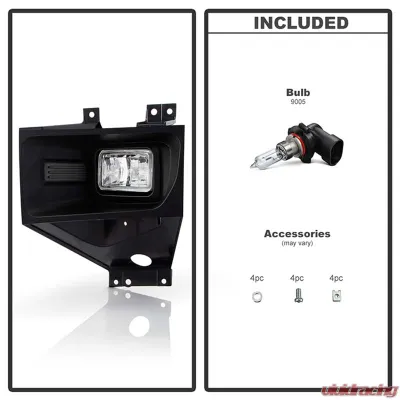 Spyder Auto OEM Style Fog Lights Left Clear for Ford Super Duty F250 F350 2017-2019 - FL-FF25017-L