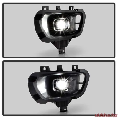Spyder Auto Full LED Fog Lights with Switch Clear for Ford Ranger 2019-2021 - FL-FR19-LED-C
