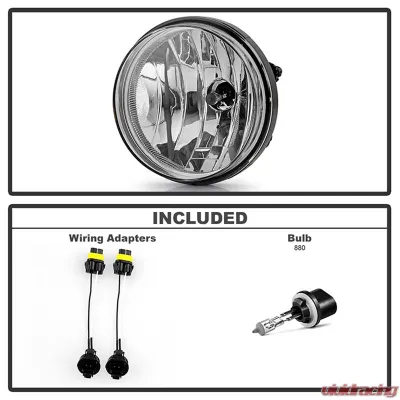 Spyder Auto Clear OEM Fog Lights for GMC Sierra 1500 2500 3500 HD 2007-2013 - FL-GS07-C
