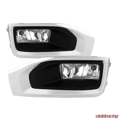 Spyder Auto Clear OEM Fog Lights with Cover and Switch for GMC Yukon XL 2015-2017 - FL-GYD15-C