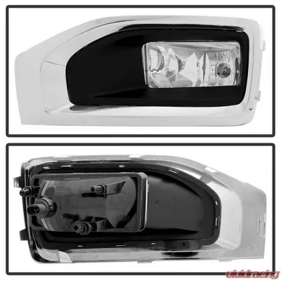 Spyder Auto Clear OEM Fog Lights with Cover and Switch for GMC Yukon XL 2015-2017 - FL-GYD15-C