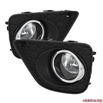 Spyder Auto Clear OEM Fog Lights with Switch for Honda Accord 2-Door 2013-2015 - FL-HA2013-2D-C
