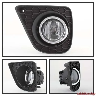 Spyder Auto Clear OEM Fog Lights with Switch for Honda Accord 2-Door 2013-2015 - FL-HA2013-2D-C
