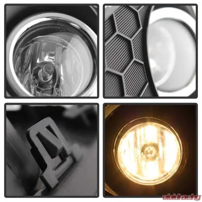 Spyder Auto Clear OEM Fog Lights with Switch for Honda Accord 2-Door 2013-2015 - FL-HA2013-2D-C