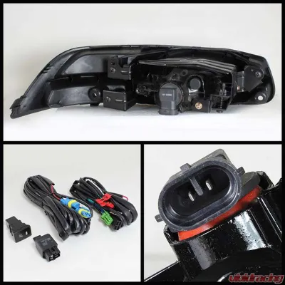 Spyder Auto Clear OEM Fog Light with Switch for 2012-2013 Honda Civic 2-Door Coupe - FL-HC2012-2D-C