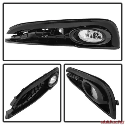 Spyder Auto Clear OEM Fog Light with Switch for Honda Civic 4-Door 2013-2014 - FL-HC2013-4D-C