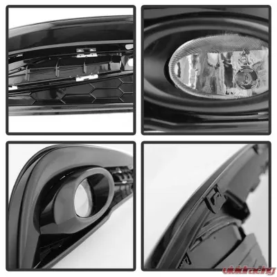Spyder Auto Clear OEM Fog Light with Switch for Honda Civic 4-Door 2013-2014 - FL-HC2013-4D-C