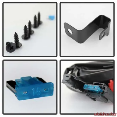 Spyder Auto Clear OEM Fog Light with Switch for Honda Civic 4-Door 2013-2014 - FL-HC2013-4D-C