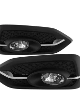 Spyder Auto Fog Light with Switch Clear for Honda Civic EX Coupe 2012-2013 FL-HC2014-2D-C                                     - FL-HC2014-2D-C - Image 5