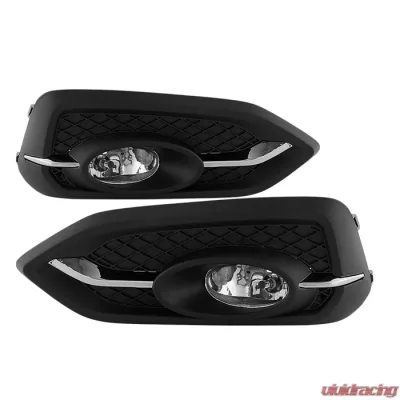 Spyder Auto Fog Light with Switch Clear for Honda Civic EX Coupe 2012-2013 FL-HC2014-2D-C - FL-HC2014-2D-C