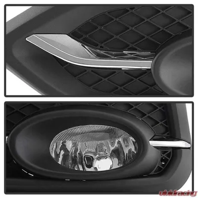 Spyder Auto Fog Light with Switch Clear for Honda Civic EX Coupe 2012-2013 FL-HC2014-2D-C - FL-HC2014-2D-C