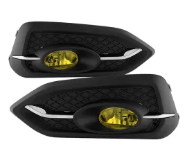 Spyder Auto Fog Light with Switch Clear for 2014-2015 Honda Civic EX Coupe FL-HC2014-2D-Y