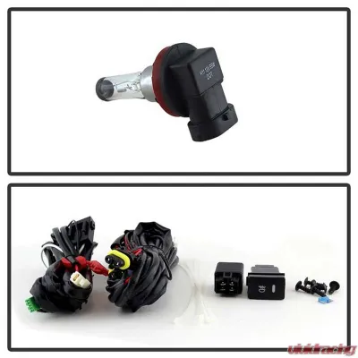 Spyder Auto Fog Light with Switch Clear for 2014-2015 Honda Civic EX Coupe FL-HC2014-2D-Y - FL-HC2014-2D-Y