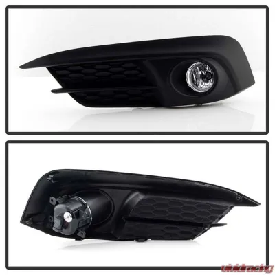 Spyder Auto OEM Fog Light with Switch Clear for Honda Civic 2016-2017 2/4Dr. - FL-HC2016-2D-C