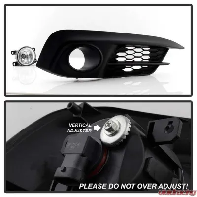 Spyder Auto OEM Fog Light with Switch Clear for Honda Civic 2016-2017 2/4Dr. - FL-HC2016-2D-C