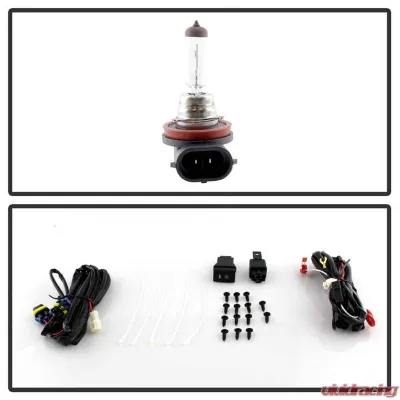 Spyder Auto OEM Fog Light with Switch Clear for Honda Civic 2016-2017 2/4Dr. - FL-HC2016-2D-C