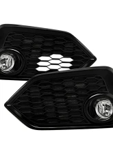 Spyder Auto Fog Light with Switch Clear for 2016-2017 Honda Civic 3Dr Hatchback                                     - FL-HC2017-H-C - Image 5