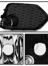 Spyder Auto Fog Light with Switch Clear for 2016-2017 Honda Civic 3Dr Hatchback                                     - FL-HC2017-H-C - Image 3