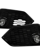 Spyder Auto Full LED Fog Light w/Switch Clear for 2016-2017 Honda Civic 3Dr Hatchback                                     - FL-HC2017-LED-C - Image 6