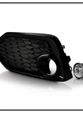 Spyder Auto Full LED Fog Light w/Switch Clear for 2016-2017 Honda Civic 3Dr Hatchback                                     - FL-HC2017-LED-C - Image 5