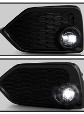 Spyder Auto Full LED Fog Light w/Switch Clear for 2016-2017 Honda Civic 3Dr Hatchback                                     - FL-HC2017-LED-C - Image 6