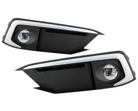Spyder Auto Chrome Trim OEM LED Fog Light with Switch for Honda Civic 2019+