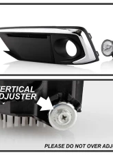 Spyder Auto Chrome Trim OEM LED Fog Light with Switch for Honda Civic 2019+                                     - FL-HC2019-LED-C - Image 4