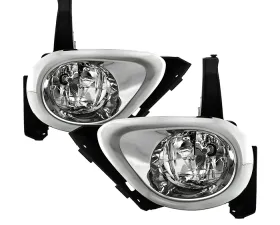 Spyder Auto Clear OEM Fog Lights with Switch for Honda CR-V 2005-2006, 5-Inch Size