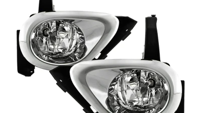 Spyder Auto Clear OEM Fog Lights with Switch for Honda CR-V 2005-2006, 5-Inch Size                                     - FL-HCRV05 - Image 4