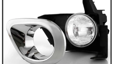 Spyder Auto Clear OEM Fog Lights with Switch for Honda CR-V 2005-2006, 5-Inch Size                                     - FL-HCRV05 - Image 4