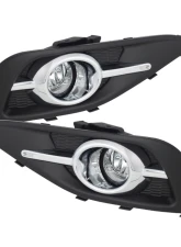 Spyder Auto Clear OEM Fog Lights with Switch for Honda CRV 2012-2014                                     - FL-HCRV2012-C - Image 4