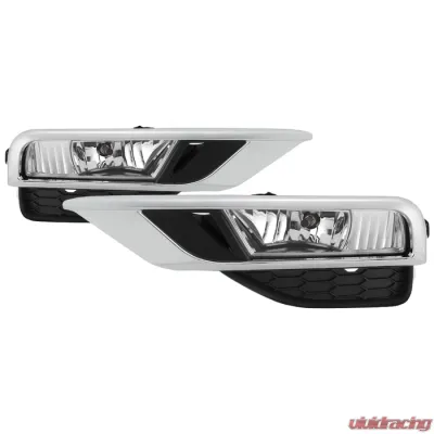 Spyder Auto Clear OEM Fog Lights with Switch and Cover for Honda CRV 2015-2016 - FL-HCRV2015-C