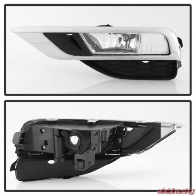 Spyder Auto Clear OEM Fog Lights with Switch and Cover for Honda CRV 2015-2016 - FL-HCRV2015-C