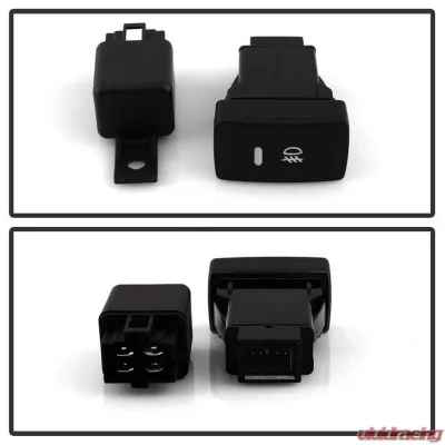 Spyder Auto Clear OEM Fog Lights with Switch and Cover for Honda CRV 2015-2016 - FL-HCRV2015-C