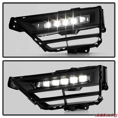 Spyder Auto Full LED Fog Lights with Switch Clear for Honda CR-V Hybrid 2020-2022 - FL-HCRV2020-HY-LED-C