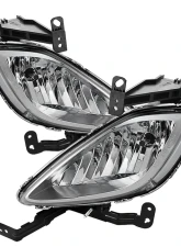 Spyder Auto Clear OEM Style Fog Lights with Switch for Hyundai Elantra 2011-2013                                     - FL-HYE2011-C - Image 5