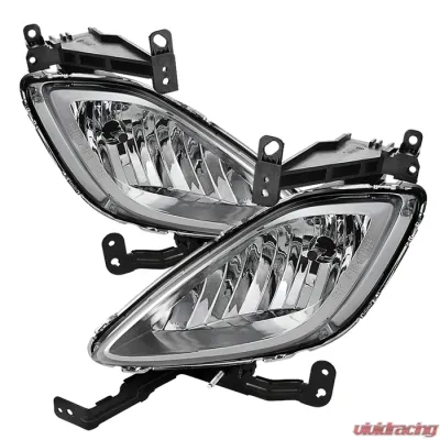 Spyder Auto Clear OEM Style Fog Lights with Switch for Hyundai Elantra 2011-2013 - FL-HYE2011-C