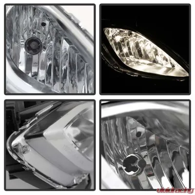 Spyder Auto Clear OEM Style Fog Lights with Switch for Hyundai Elantra 2011-2013 - FL-HYE2011-C