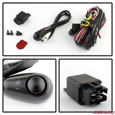 Spyder Auto Clear OEM Style Fog Lights with Switch for Hyundai Elantra 2011-2013 - FL-HYE2011-C