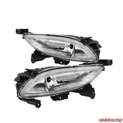 Spyder Auto Clear OEM Style Fog Lights with Switch for Hyundai Sonata 2011-2012 - FL-HYS2011-C