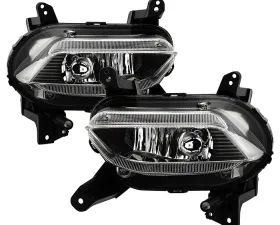 Spyder Auto Clear OEM Style Fog Lights with Switch for Hyundai Santa Fe 2019-2020