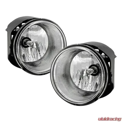 Spyder Auto Clear OEM Fog Lights with Switch for Mitsubishi Raider 2006-2009 - FL-JGC05-C