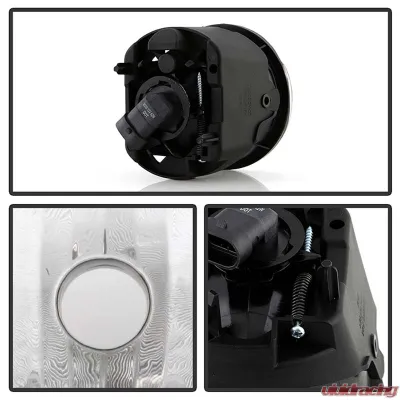 Spyder Auto Clear OEM Fog Lights with Switch for Mitsubishi Raider 2006-2009 - FL-JGC05-C