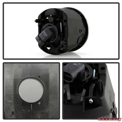 Spyder Auto Smoke OEM Fog Lights with Switch for Mitsubishi Raider 2006-2009 - FL-JGC05-SM