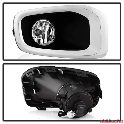 Spyder Auto OEM Fog Lights with Switch and Cover for 2015-2017 Jeep Renegade, Clear - FL-JREN-T-C